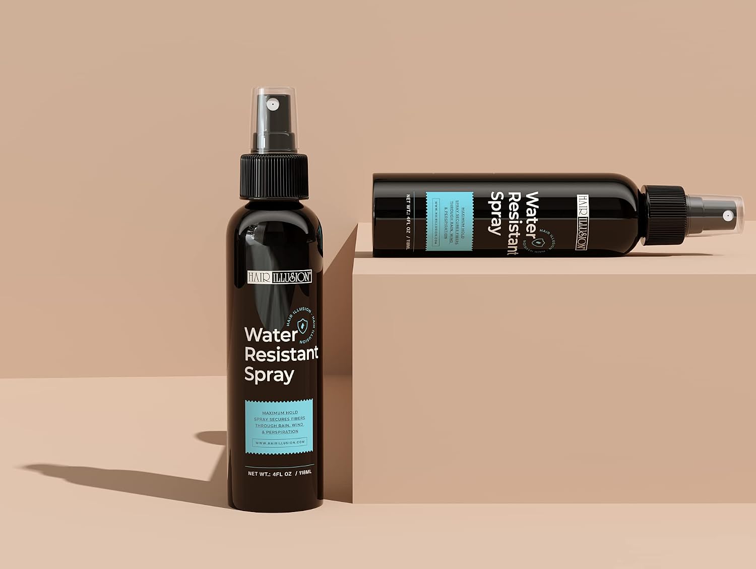 El spray para el cabello iIllusion (resistente al agua) te permite...