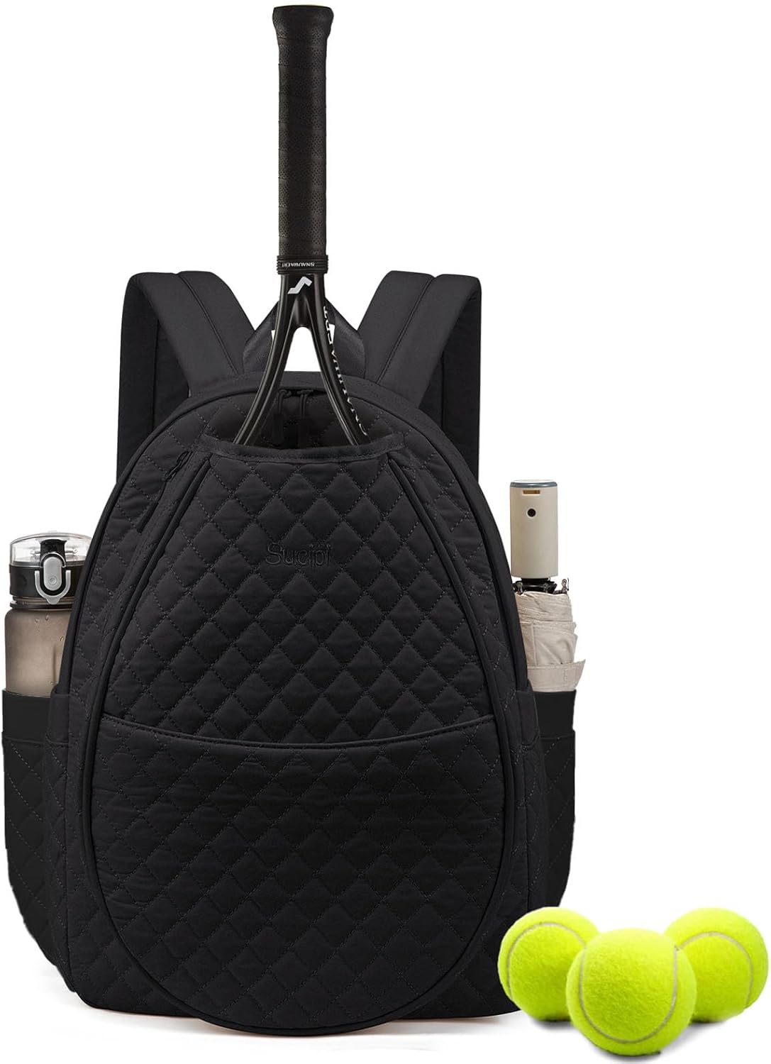 Sucipi Bolsas de tenis para mujeres, Mochila bolsa acolchada para r...