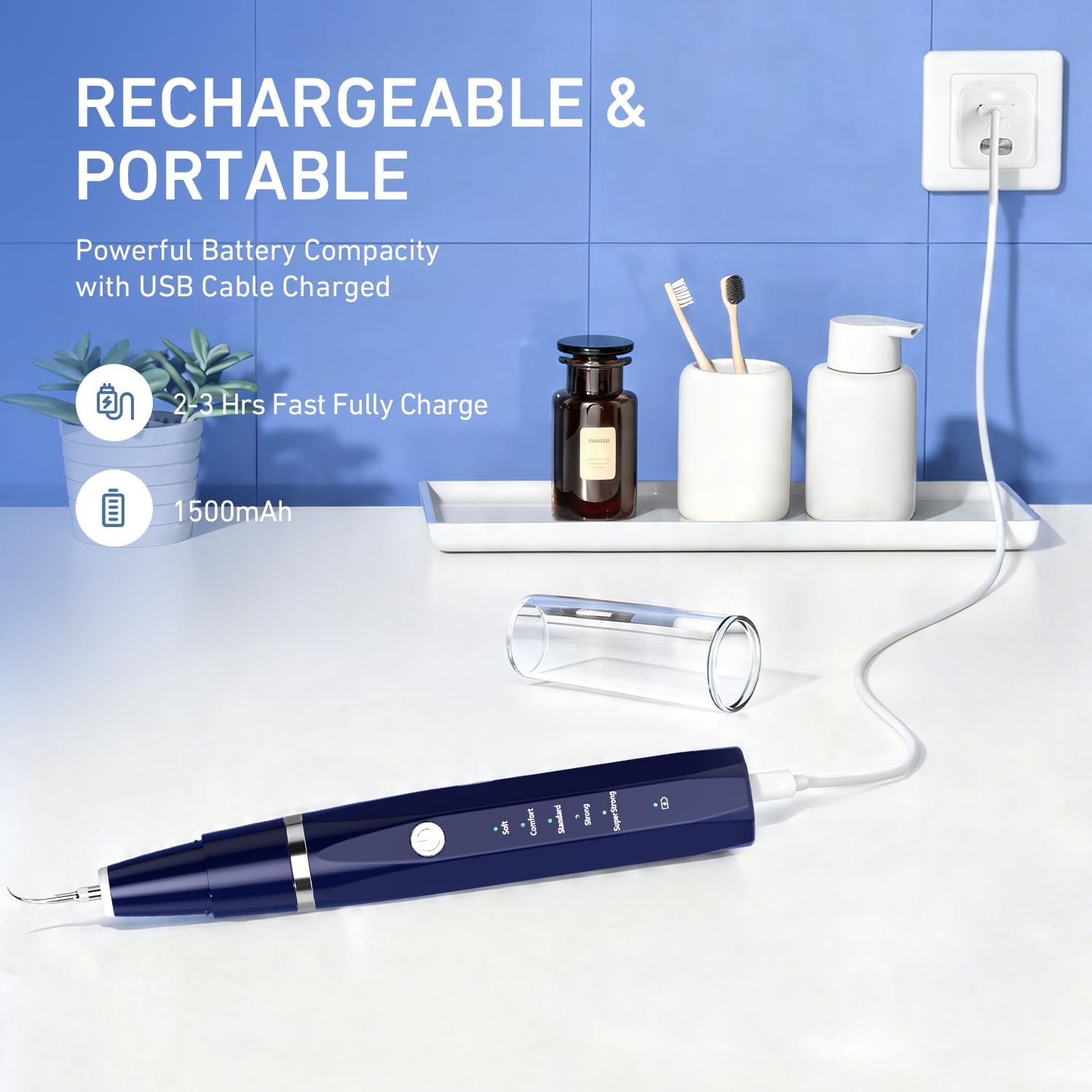 Eliminador de placa\/sarro para dientes, kit de limpieza dental de...