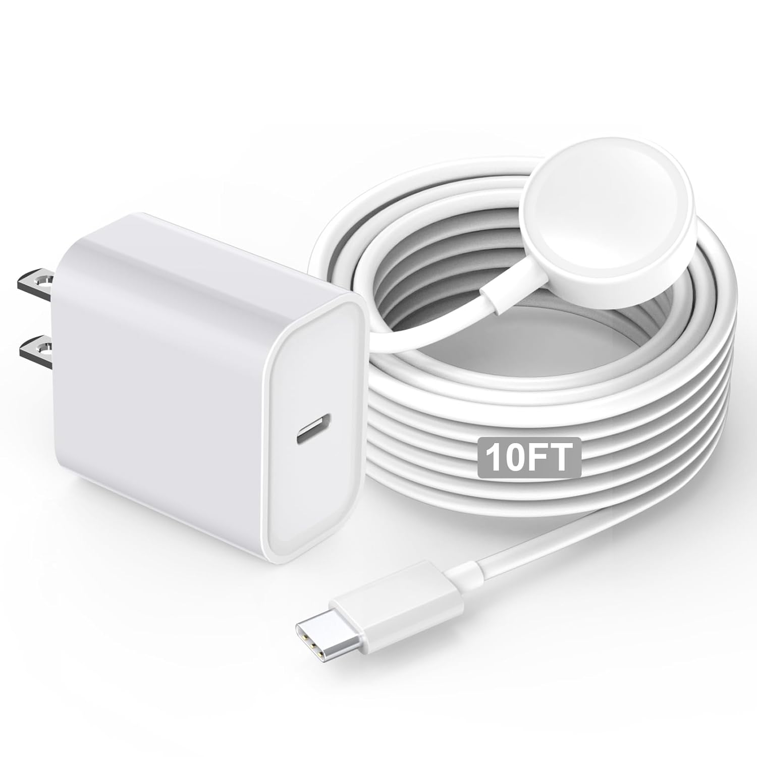 Carga rápida para cargador de Apple Watch, cable de carga extra lar...