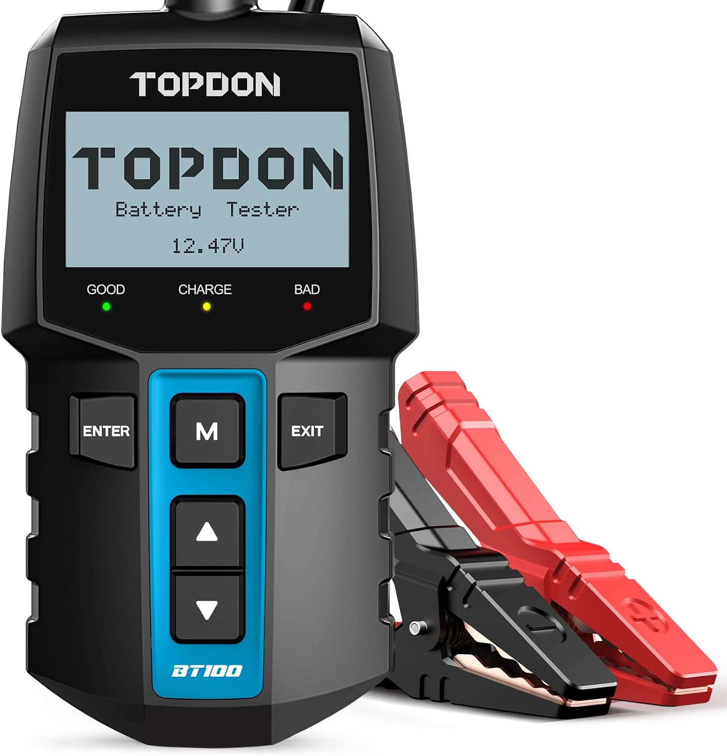 TOPDON BT100 Probador de Batería de Automóvil 12V Probador de Carga...