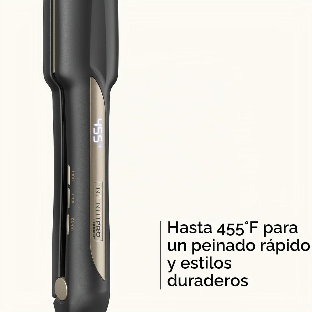 Infiniti PRO CONAIR Plancha digital de turmalina de cerámica de 1 ½...
