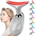 Masajeador facial cara y cuello, varita de esculpir cara con 7 colo...