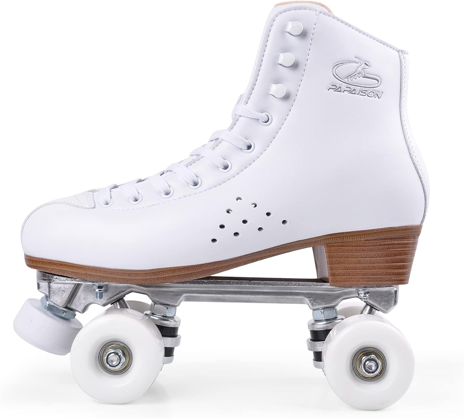 PAPAISON Patines de ruedas para mujeres y hombres, de lujo de 2 cap...