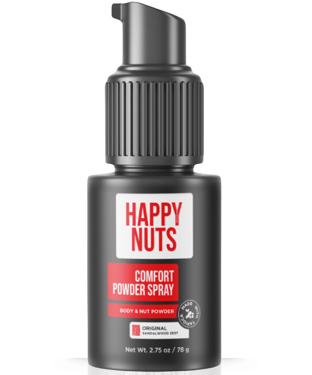 HAPPY NUTS Comfort Powder Spray: Anti-rozo y desodorante para hombr...