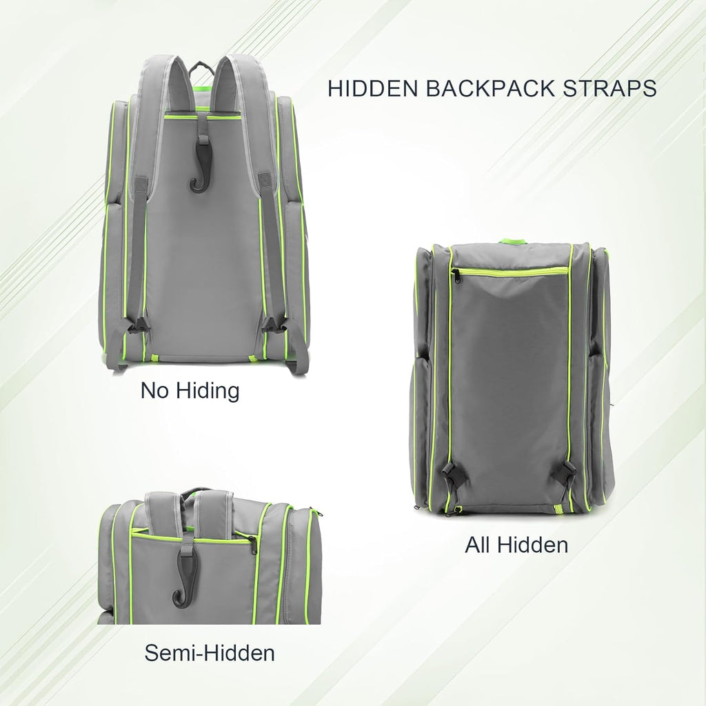 TILDOSAC Bolsa de pickleball \u2013 Bolsa grande de paleta para 4 p...