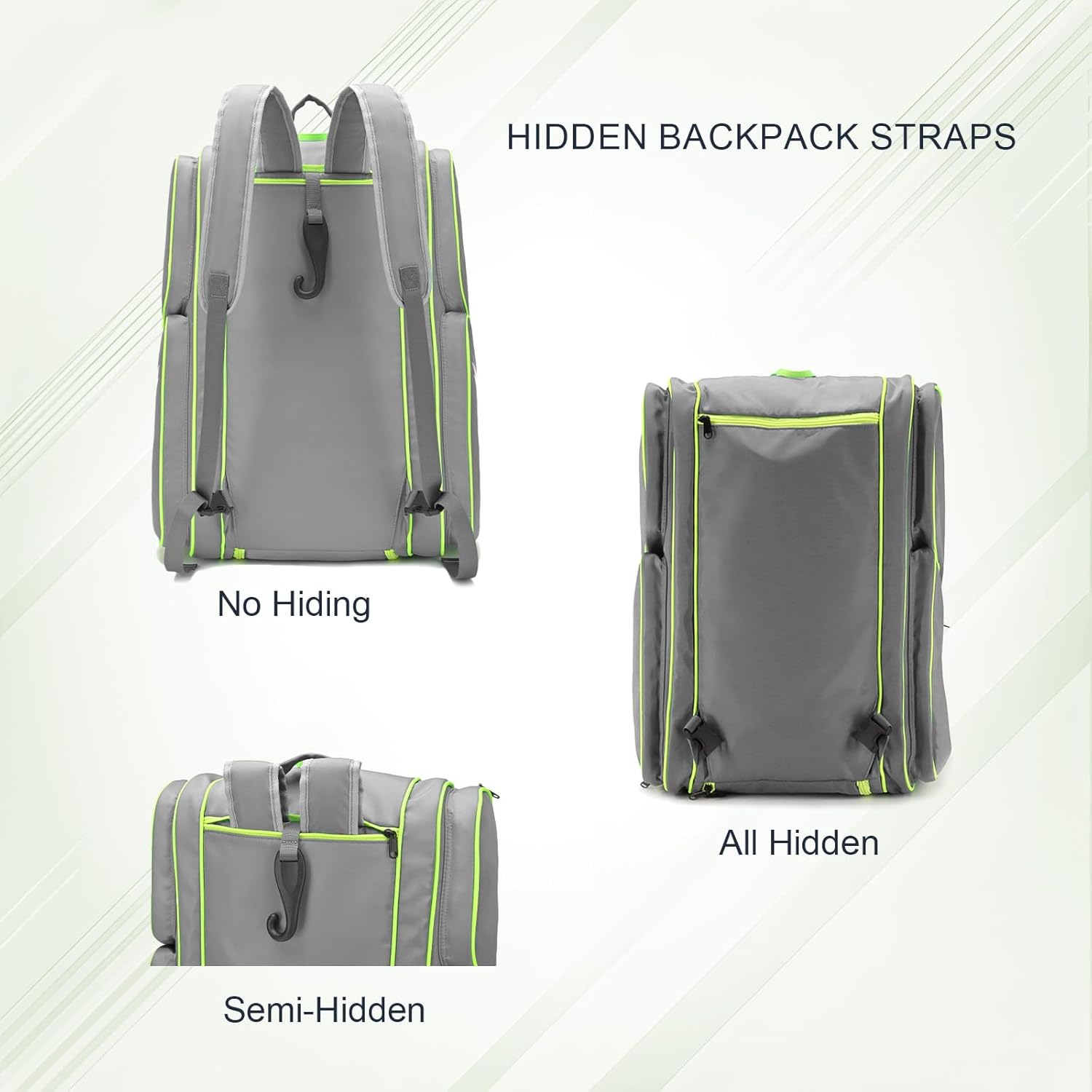TILDOSAC Bolsa de pickleball \u2013 Bolsa grande de paleta para 4 p...