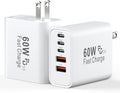 Bloques de Carga USB C, Bloque Cargador de Pared Rápido USBC de 60W...