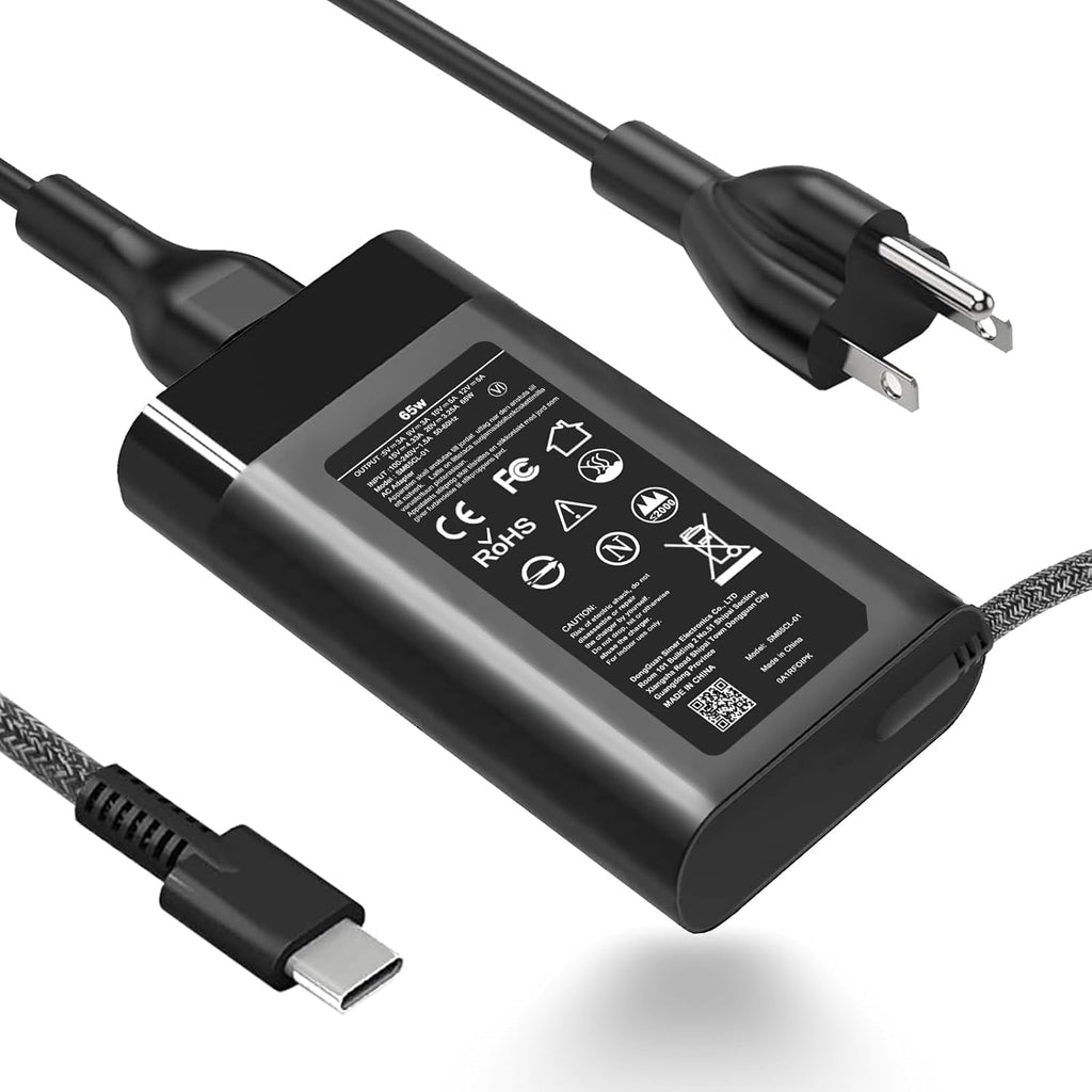 ELECBRAiN Cargador Delgado de 65W USB C para Portátil de Reemplazo...