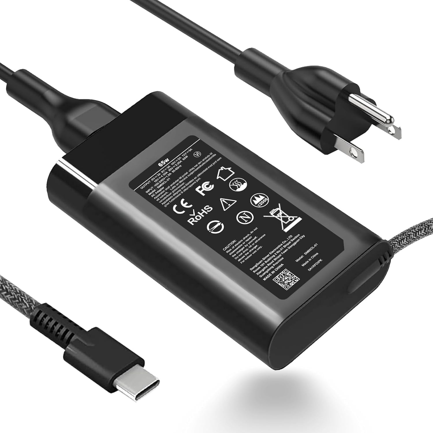 ELECBRAiN Cargador Delgado de 65W USB C para Portátil de Reemplazo...