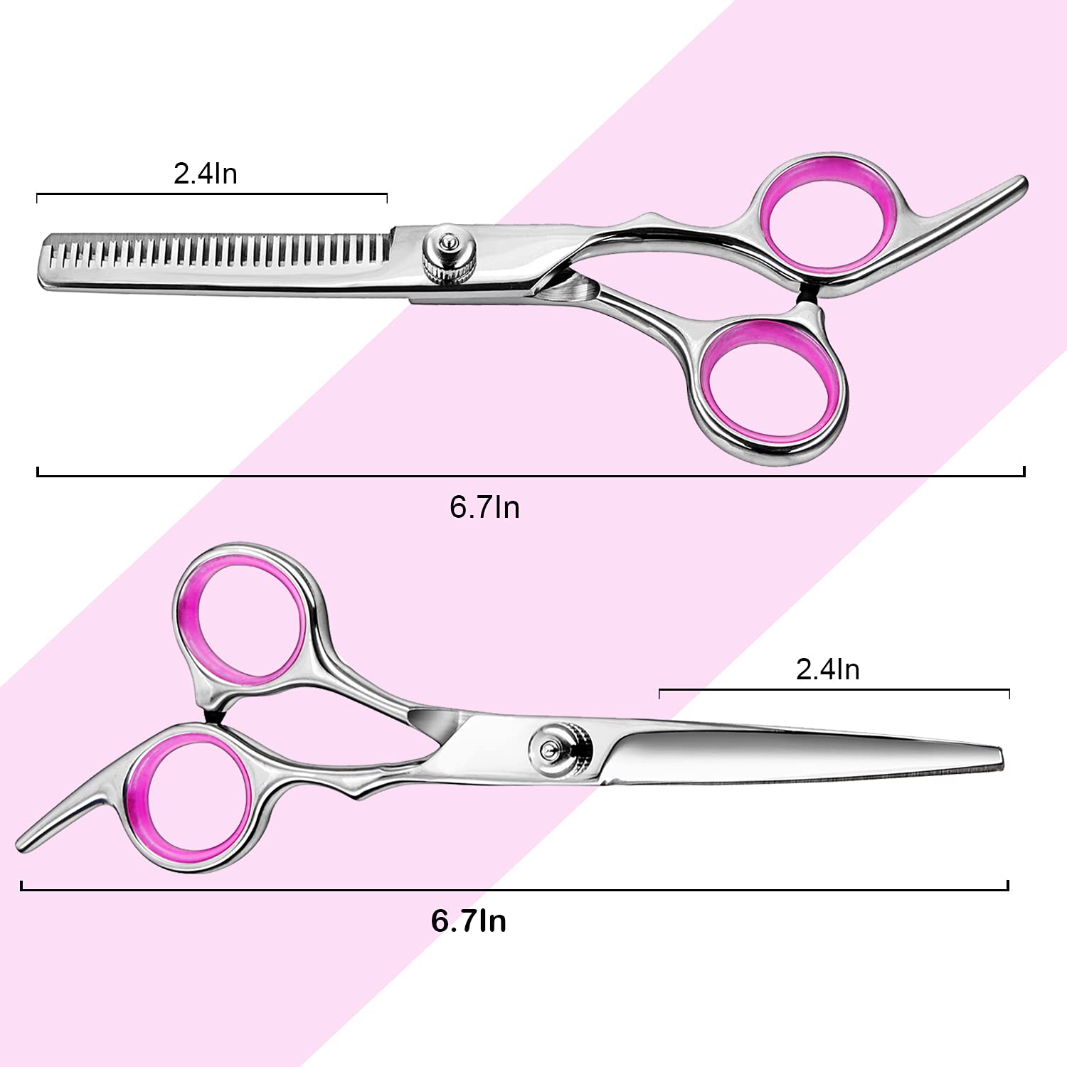 Tijeras Fcysy para cortar cabello, tijeras para degrafilar, tijeras...