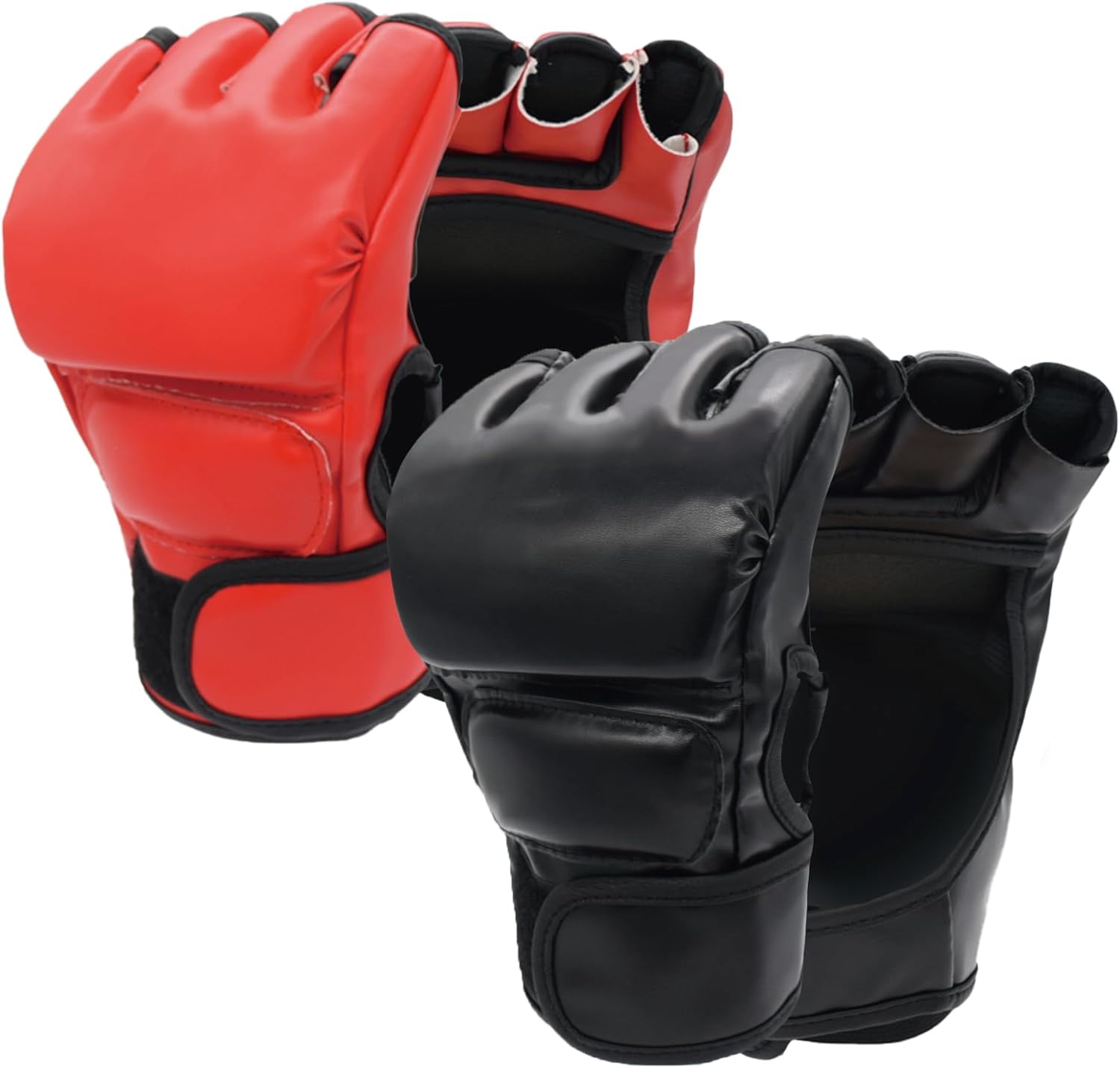 2 pares de guantes de boxeo y kickboxing para hombres y mujeres, pr...