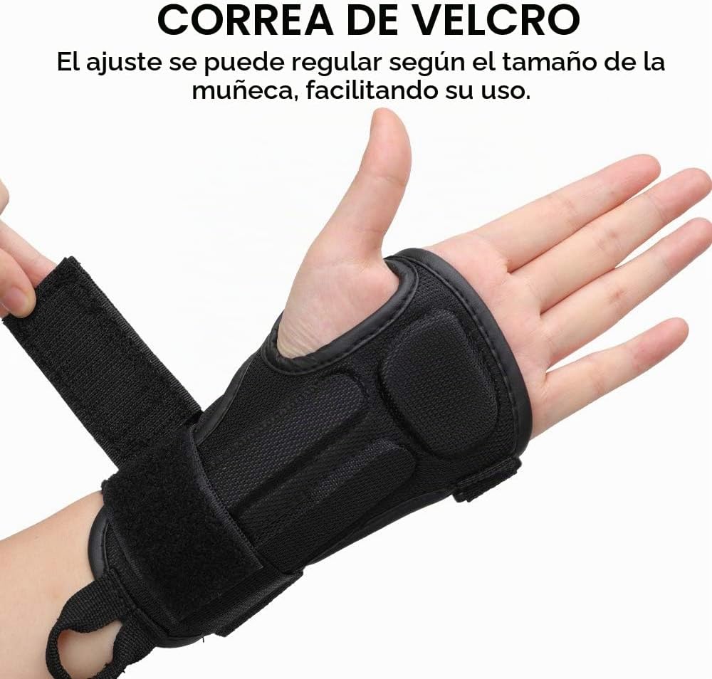 Muñequera, soporte de muñeca para patinaje sobre ruedas, snowboard,...