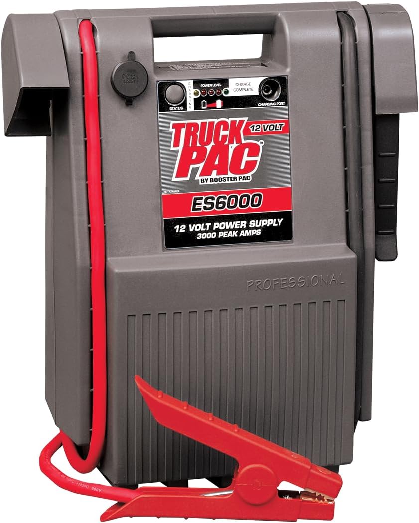 Booster Pac 12 V Jump Starter, 3000 A