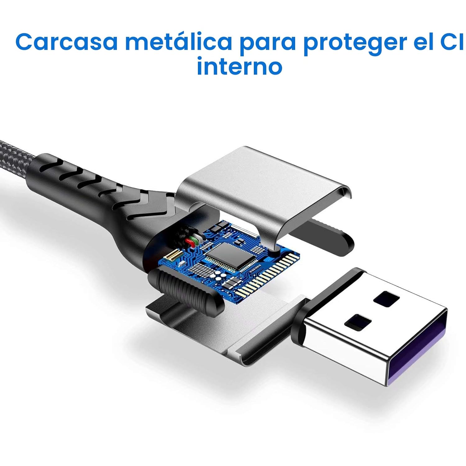 Durcord Cargador de iPhone, [certificado MFi] Paquete de 3 cables U...