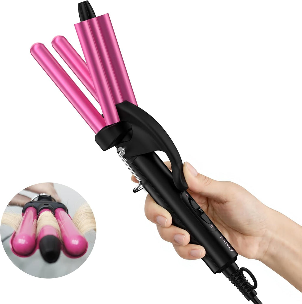 FARERY Plancha de Rizar Mini Onduladora, 1\/2 Pulgada, Rizador de C...