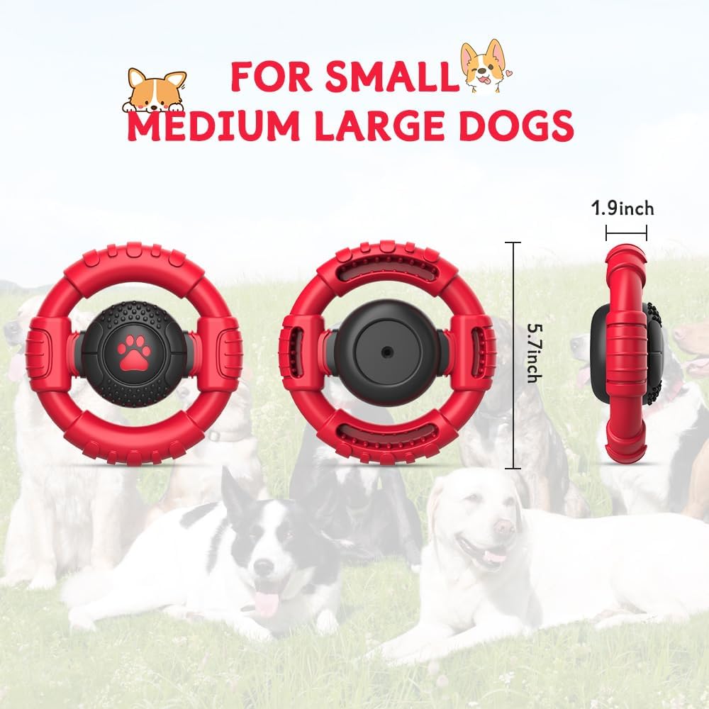 VRTOP Juguetes para perros para masticadores agresivos, razas grand...