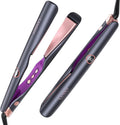 LANDOT Plancha para el cabello y rizador 2 en 1: crea ondas de saló...