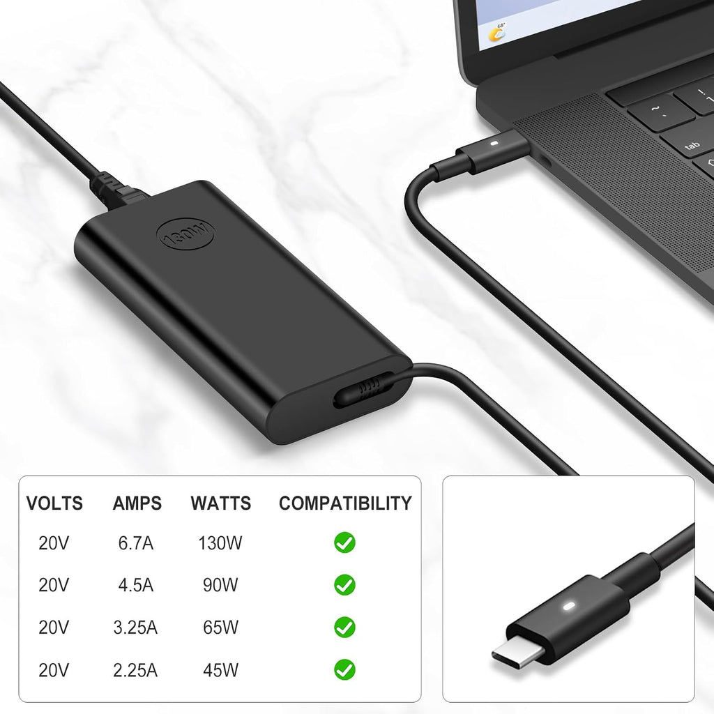Cargador compatible con el adaptador de corriente rápido USB C para...