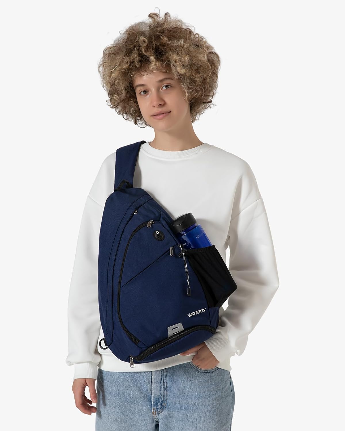 WATERFLY - Mochila con eslinga, bandolera pequeña, mochila al hombr...