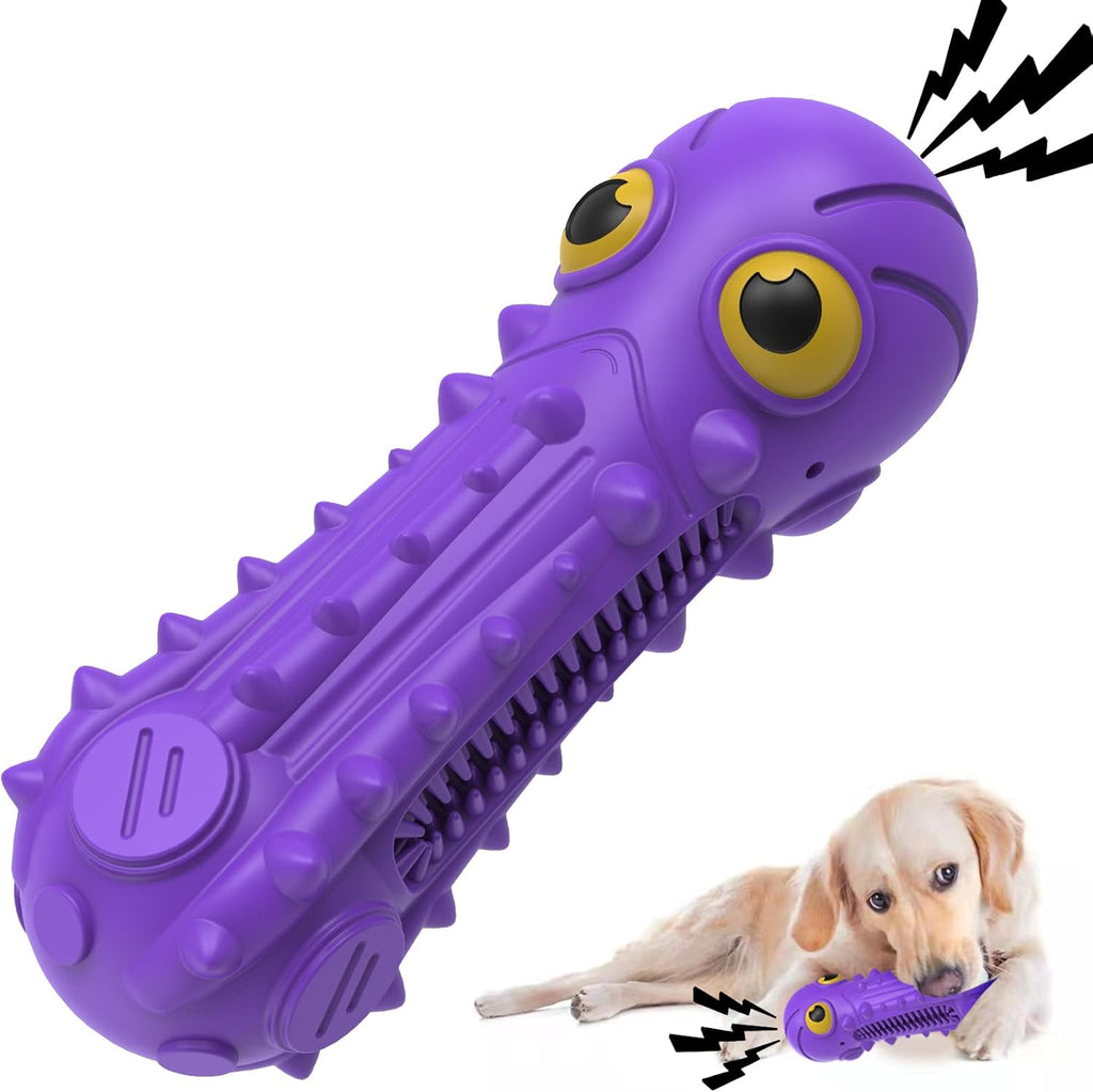ZIKATON Juguetes chirriantes para perros masticadores agresivos, ju...