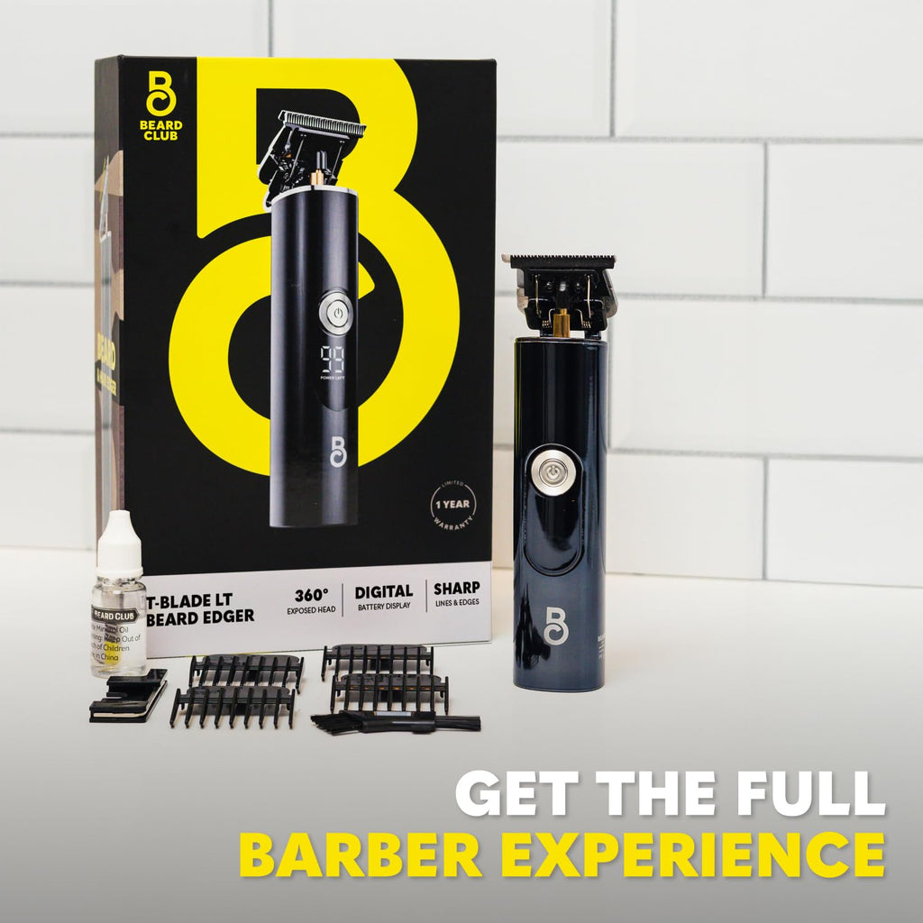 The Beard Club Recortadora de Barba Profesional con Cuchilla en T p...