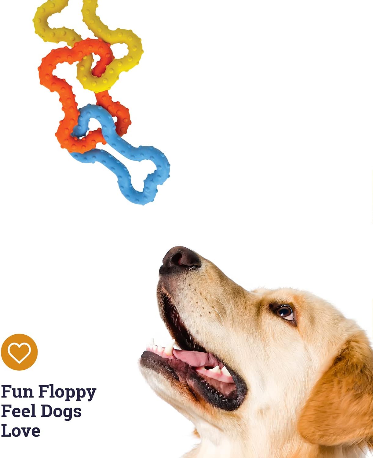Petstages Mini juguete masticable para cachorros con forma de hueso