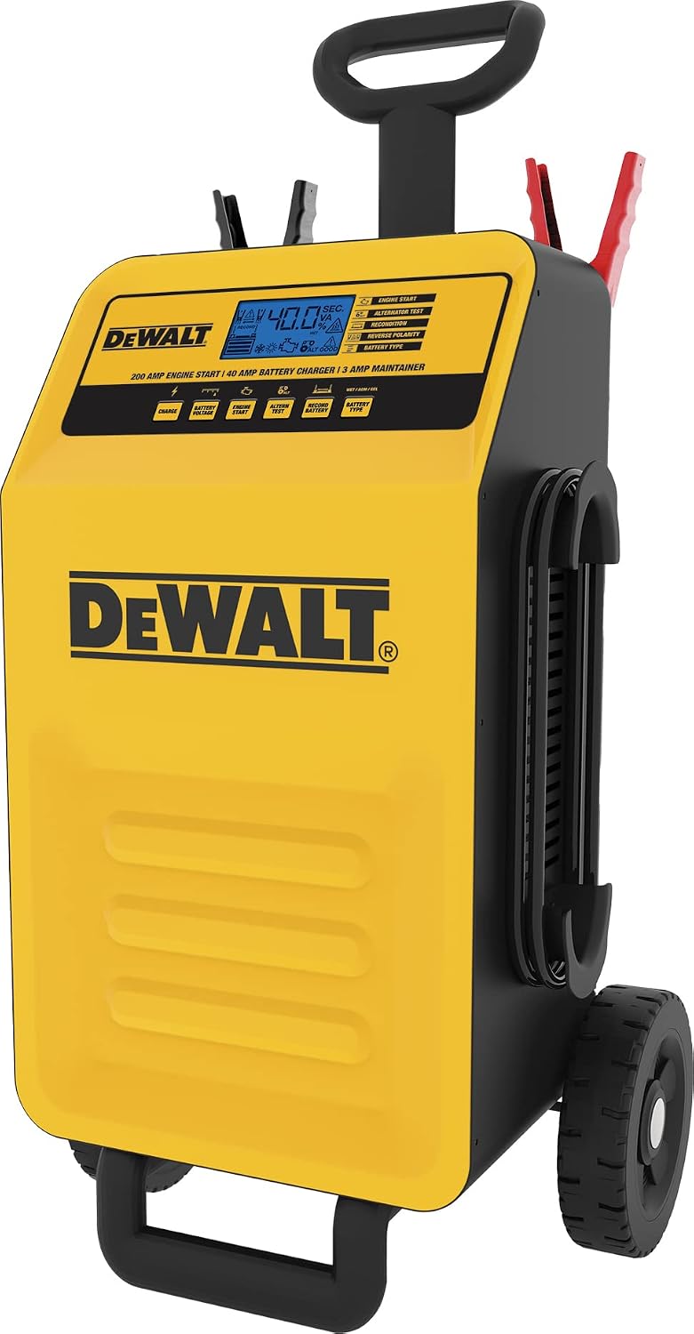 DeWalt Cargador de batería rodante de 40 amperios DXAEC200 para veh...