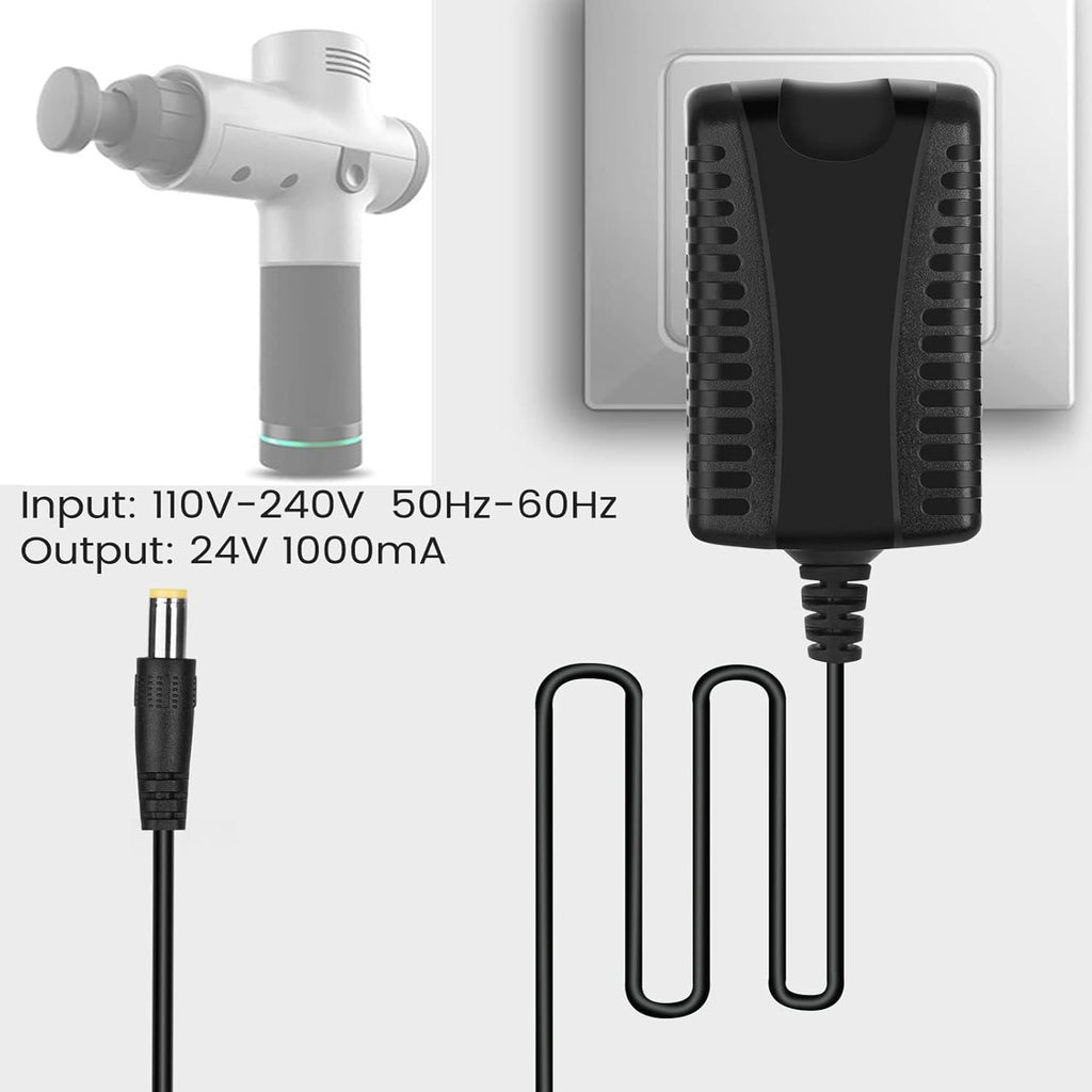 Cable de alimentación de 24 V para pistola de masaje Hypervolt HPI5...