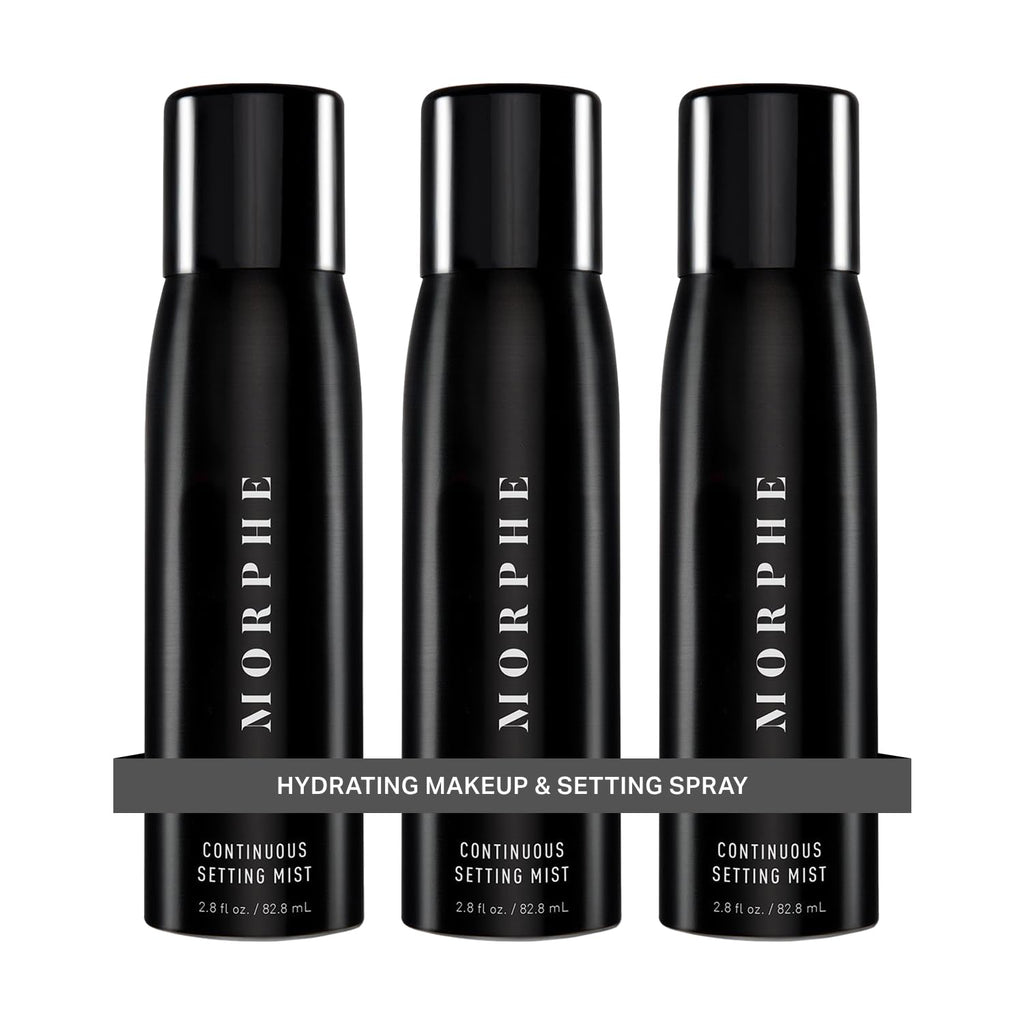 Morphe Continuous Setting Mist - Spray fijador de maquillaje microf...