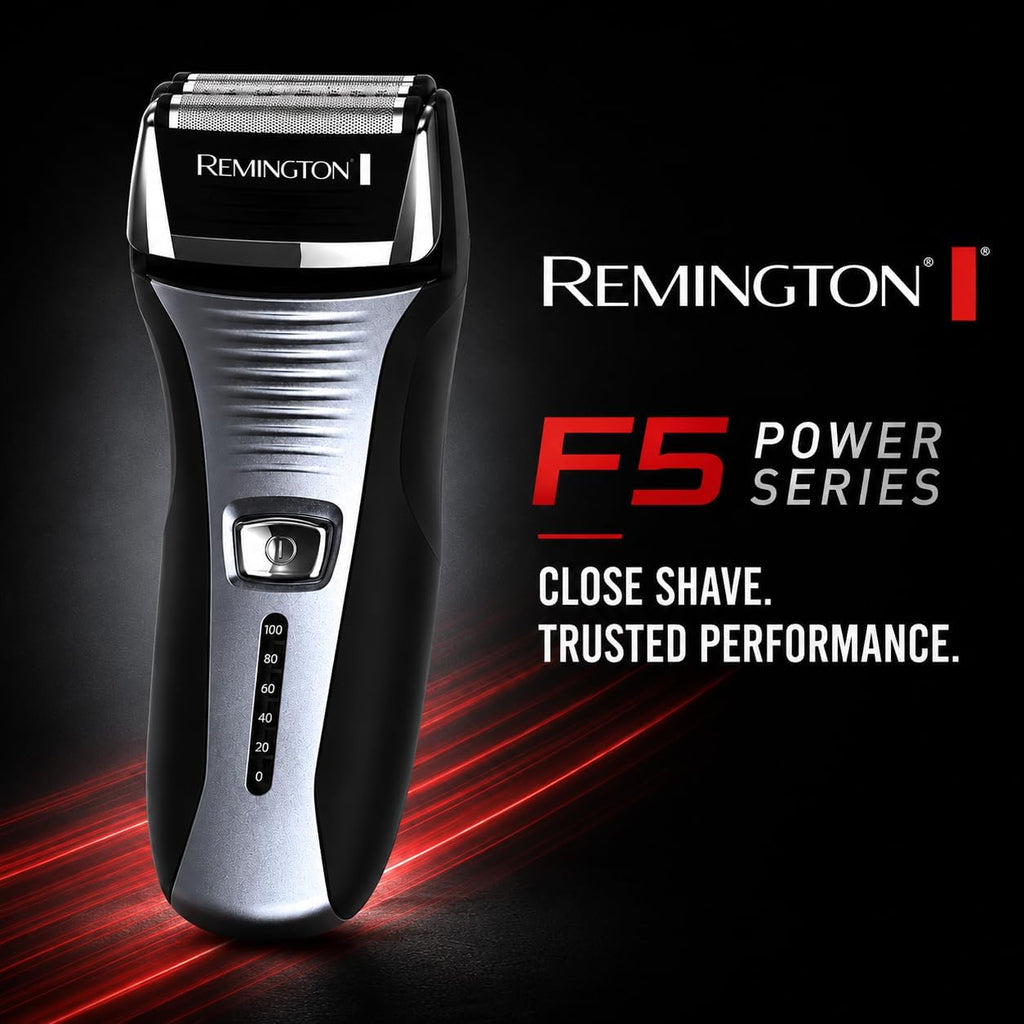 Afeitadora eléctrica Remington F5-5800 para hombres, color negro