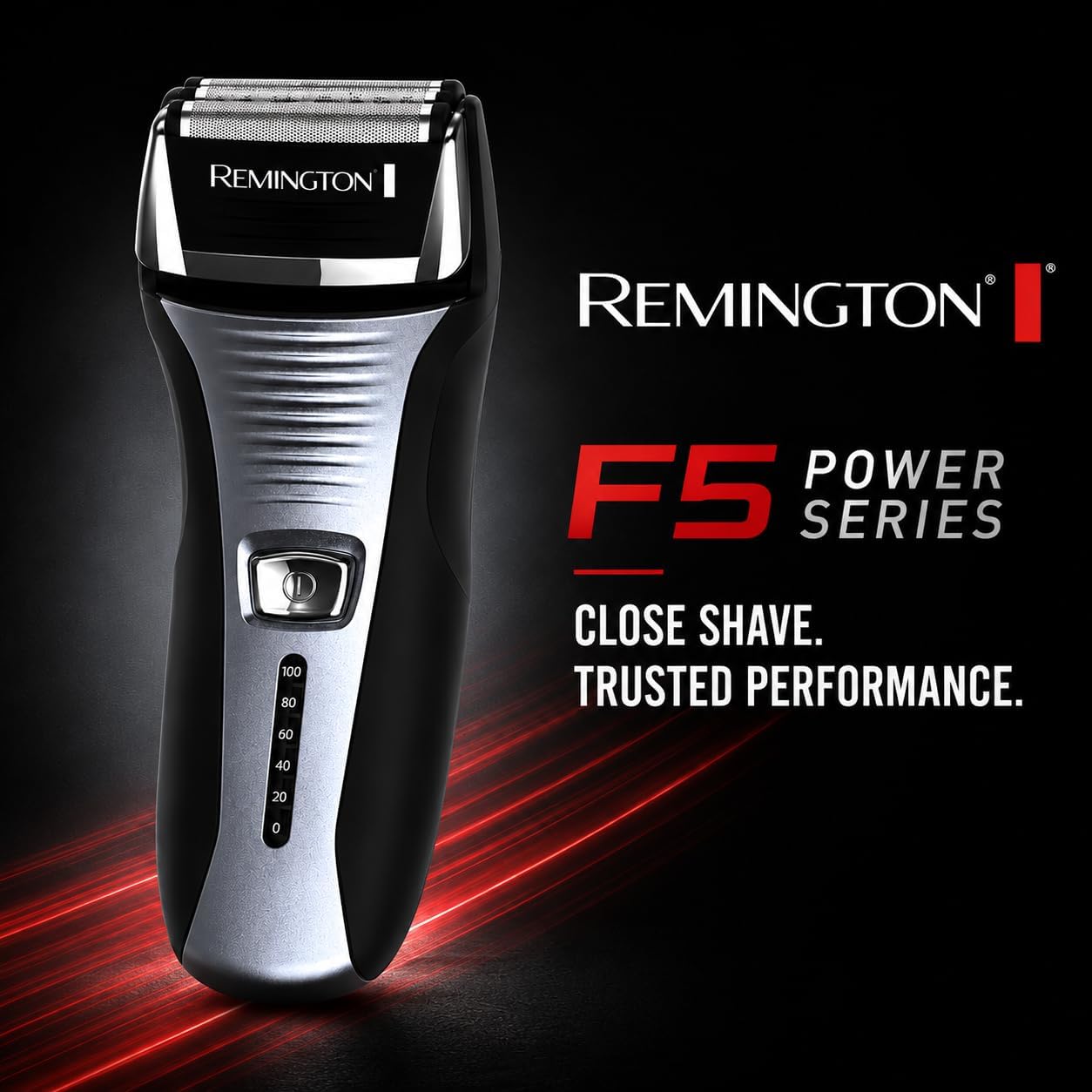 Afeitadora eléctrica Remington F5-5800 para hombres, color negro