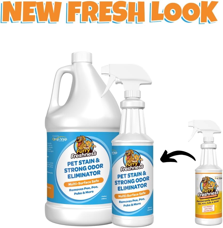 FurryFreshness Extrafuerte mancha de orina de gato o perro y remove...