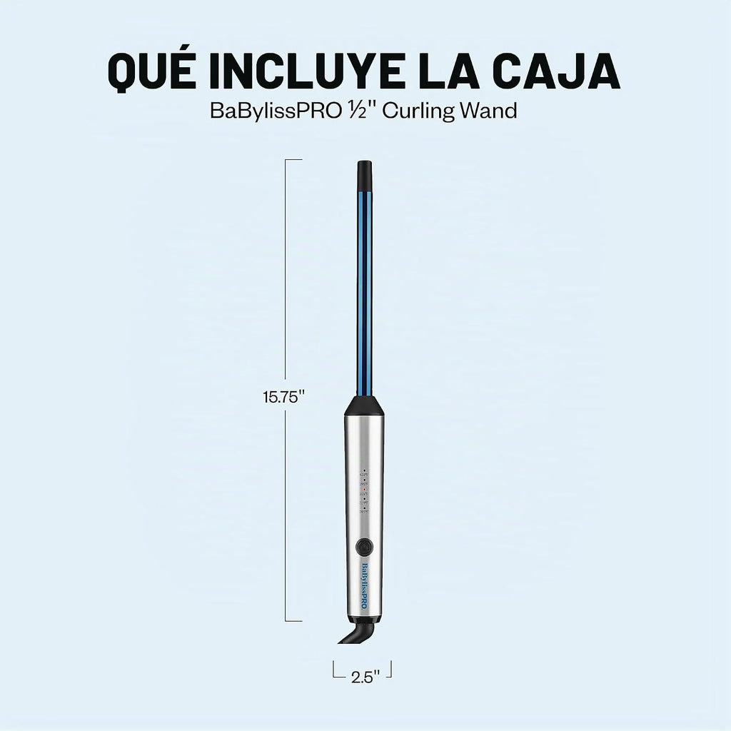 Rizador profesional BabylissPRO Nano Titanium para todo tipo de cab...