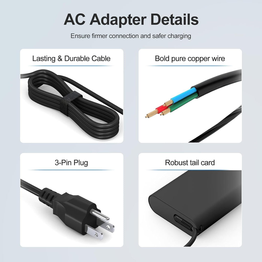 Cargador de portátil de 230 W para HP Omen 17 16 15, Victus de HP G...