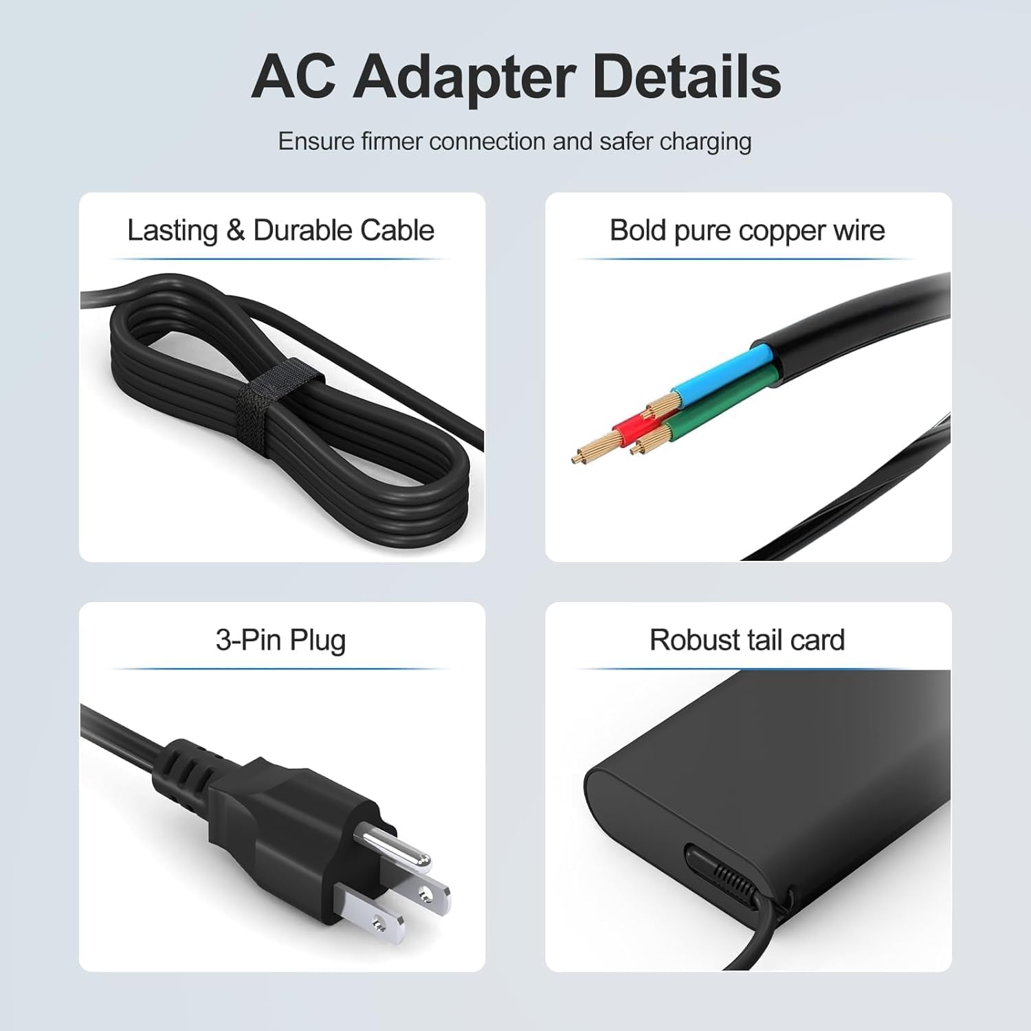 Cargador de portátil de 230 W para HP Omen 17 16 15, Victus de HP G...