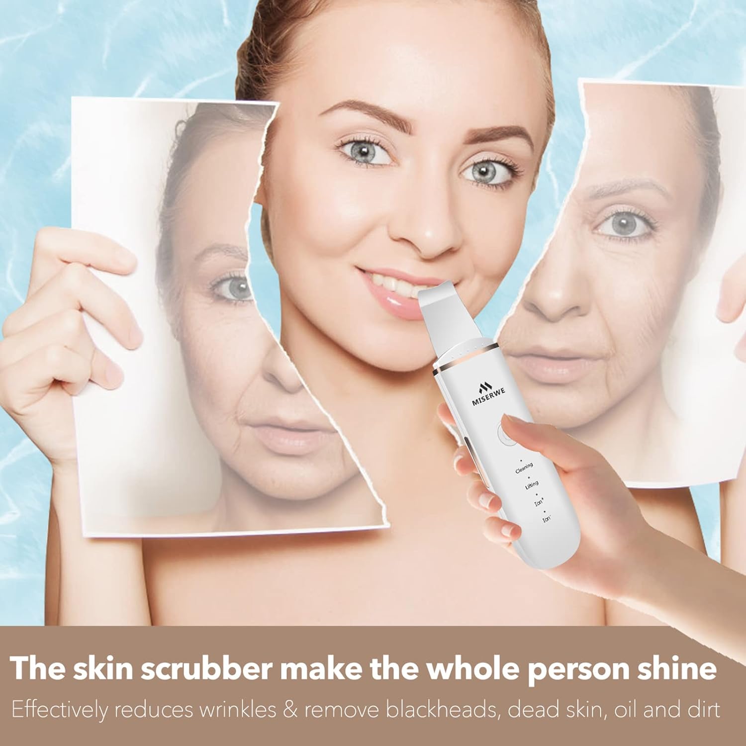 Raspador de Piel Espátula Facial Raspador Facial Espátula para Limp...