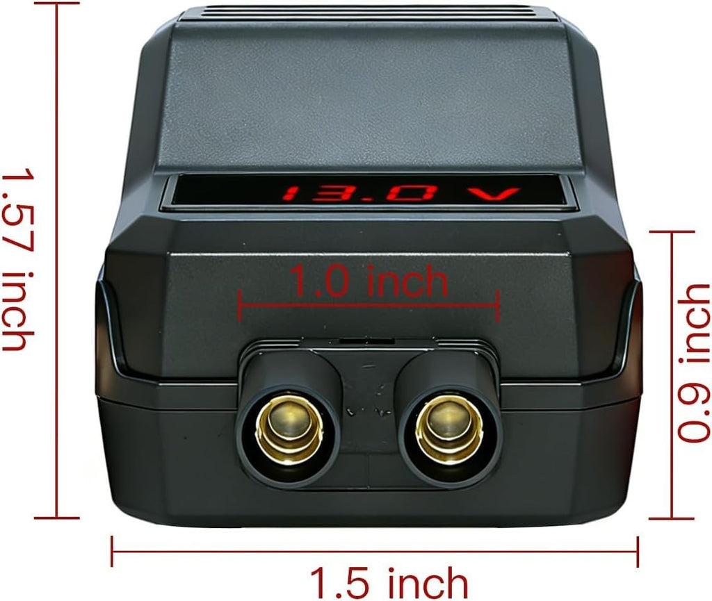 MEGAWISE - Abrazaderas de arranque de 12 V, cables de refuerzo inte...