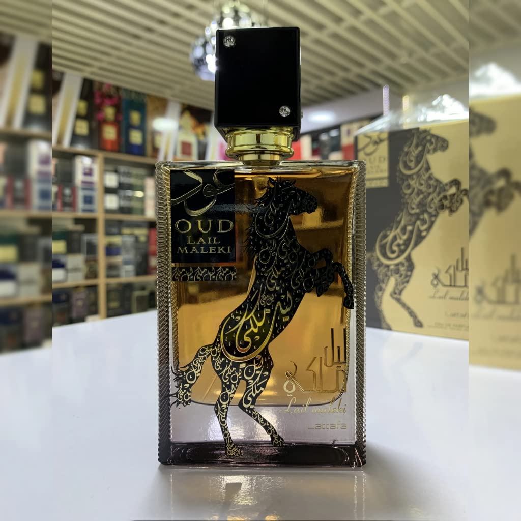 Lattafa Perfumes Oud Lail Maleki para Eau de Parfum en espray unise...