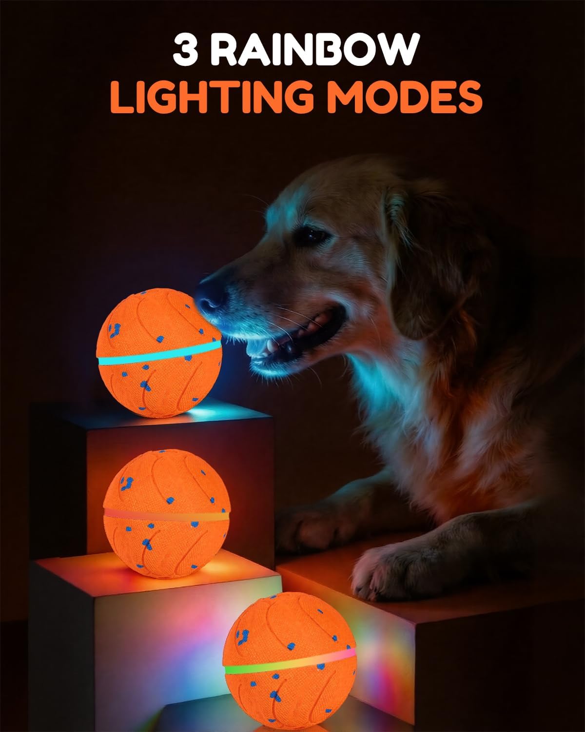 osou Juguetes interactivos inteligentes para perros, pelota de perr...