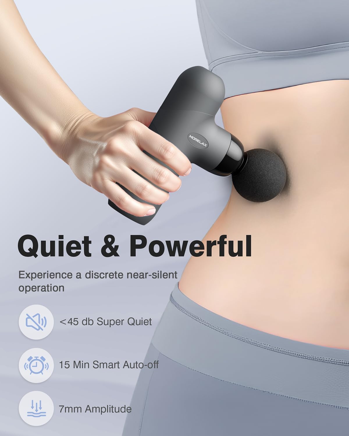 Cotsoco Mini Massage Gun, Deep Tissue Percussion Muscle Massager, C...