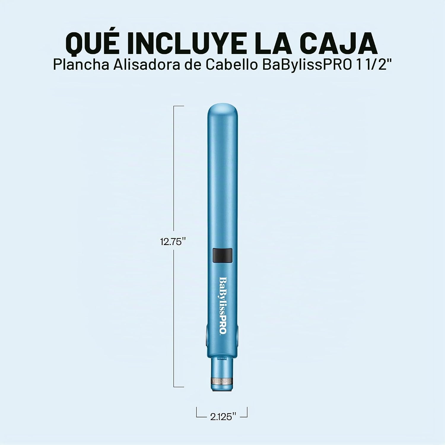 BaBylissPRO Plancha de pelo Nano Titanium, plancha plana digital pa...