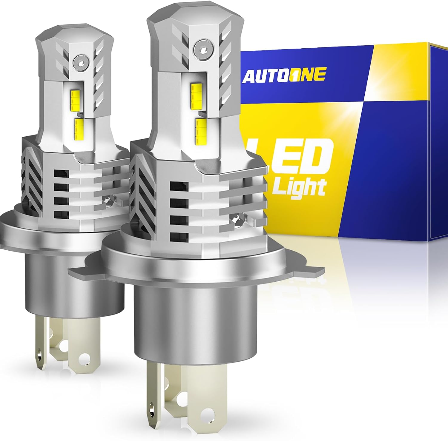 AUTOONE Bombillas LED H4\/9003\/HB2 superbrillantes, luces antinieb...