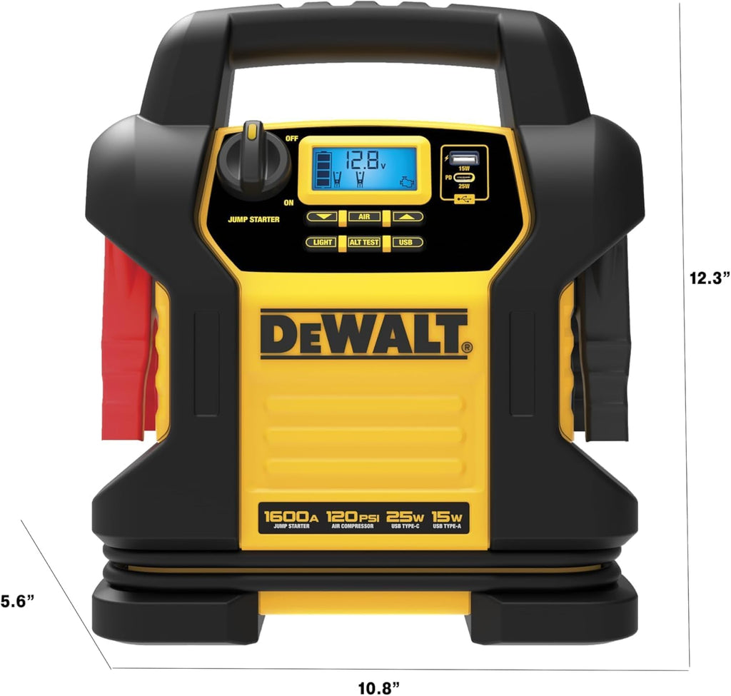 DEWALT DXAEJ14 Arrancador de 1600 amperios con inflador | Estación...