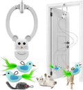 INKZOO Juguetes interactivos para gatos de interior, juguete automá...