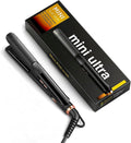 Mini plancha plana de 0.5 pulgadas, temperatura ajustable, mini pla...