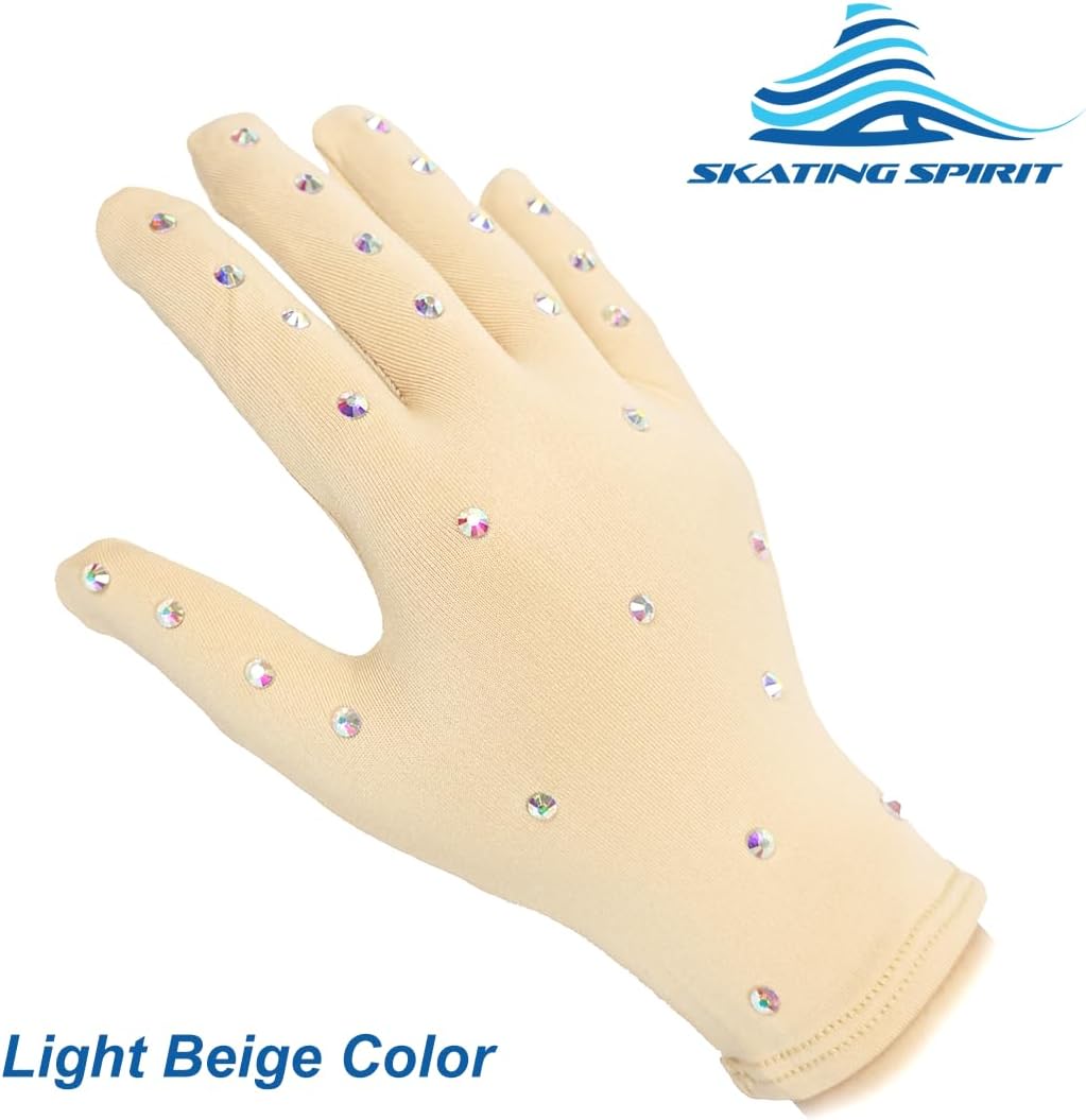 Skating Spirit Guantes térmicos de competición de patinaje artístic...