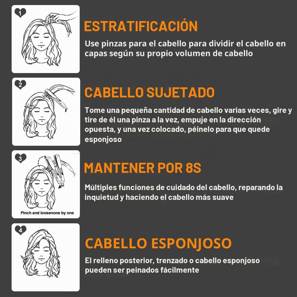 JINRI Cepillo de pelo para cabello corto y fino, cepillo de peinado...