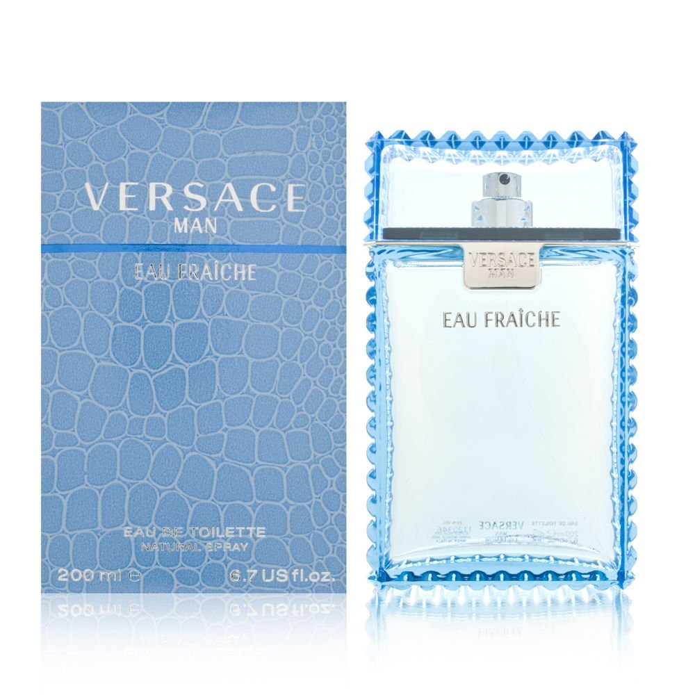 Versace Man by Versace Eau Fraiche Eau De Toilette Spray (azul) 6.7...