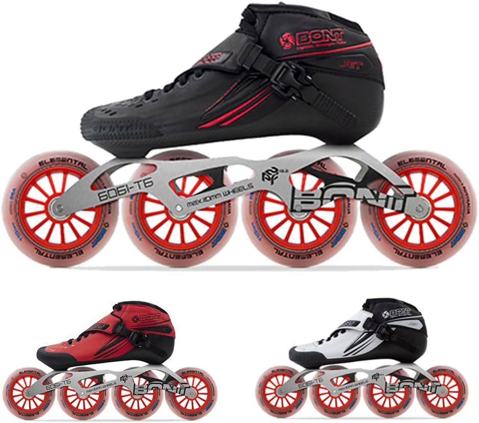 Bont Patines de velocidad Jet en línea, vegano, paquete de carreras...